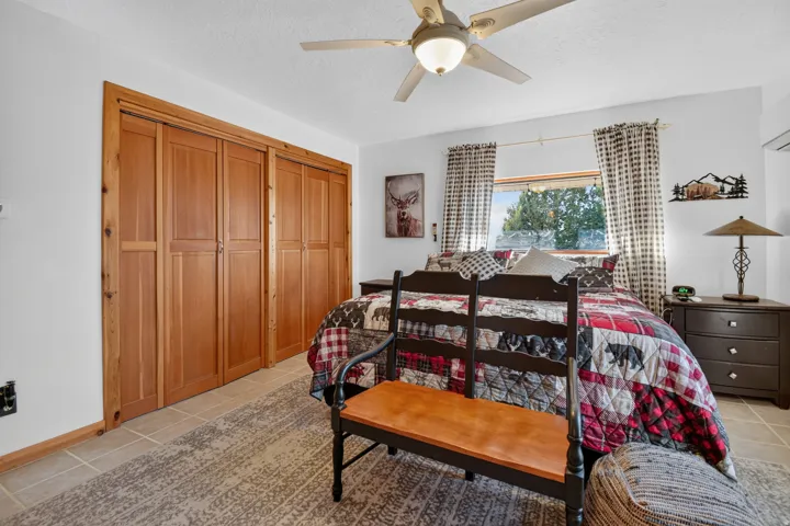 Primary Bedroom with ample natural light and large double closet