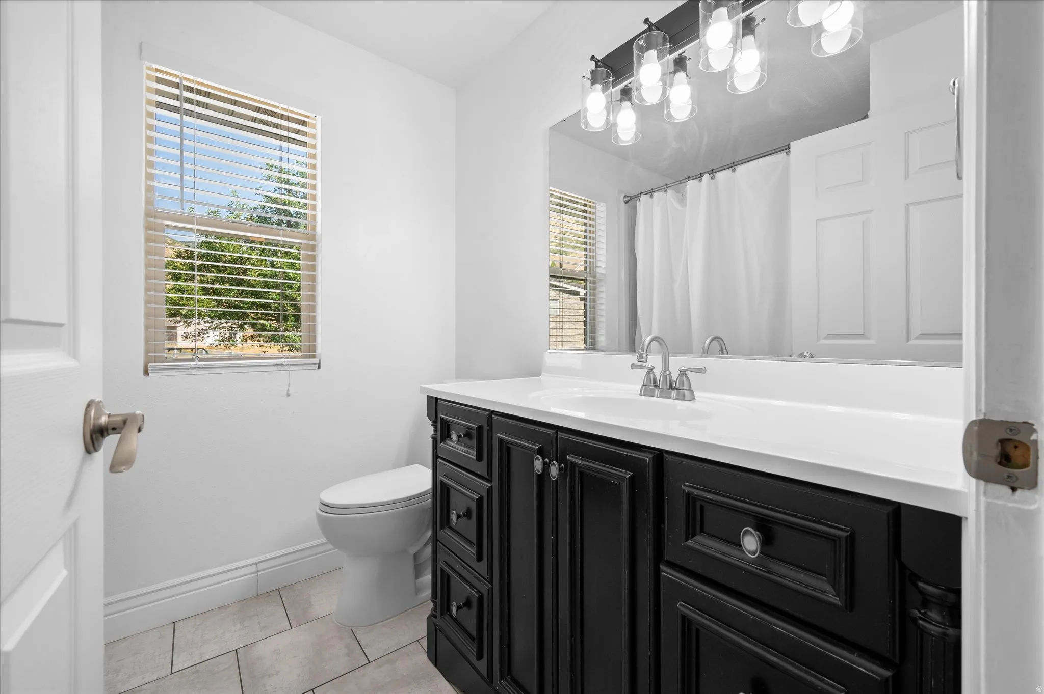 Hallway bathroom