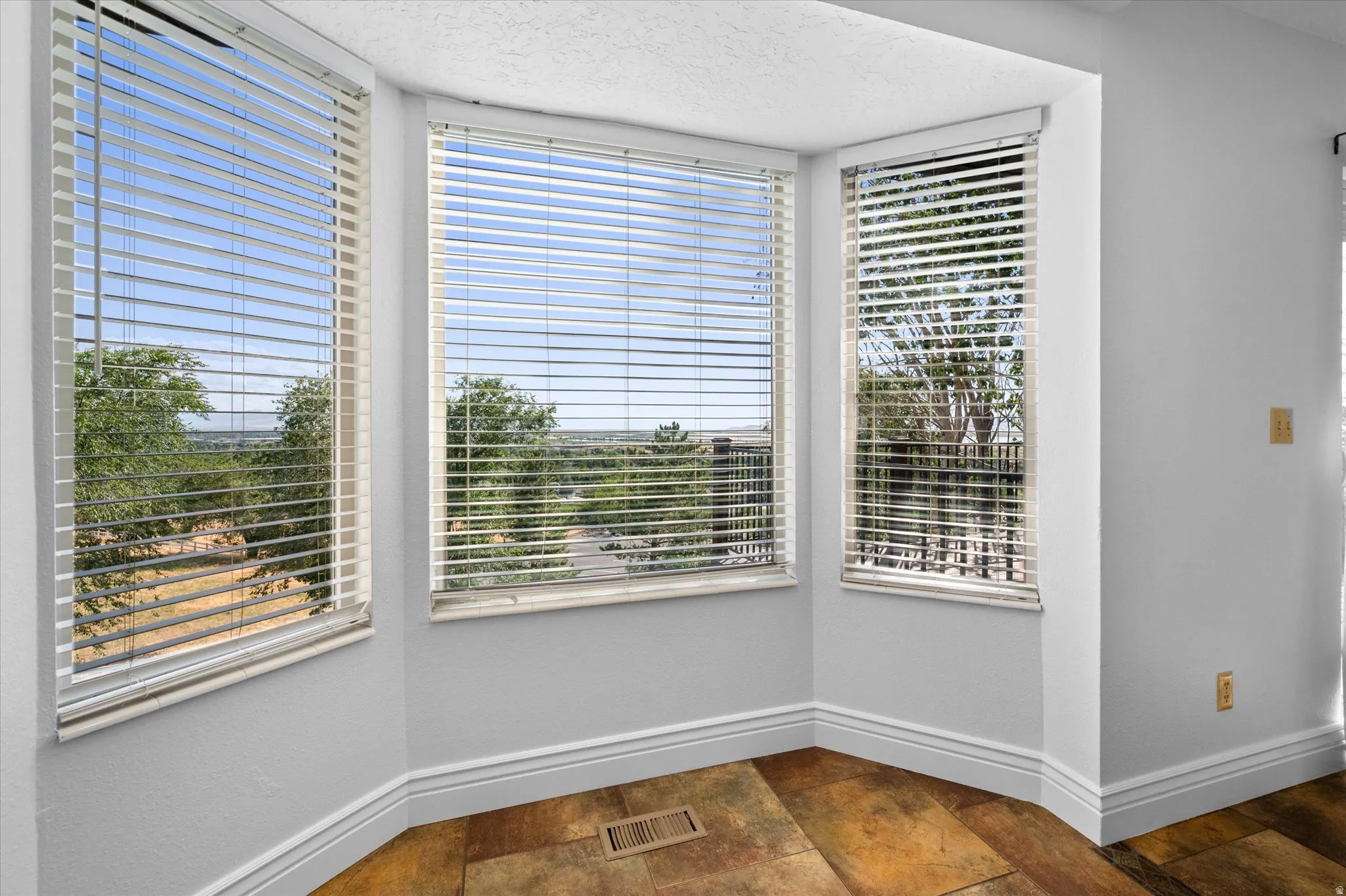 Breakfast nook in kitchen with amazing views!