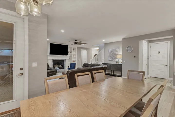 Hardwood-style flooring throughout