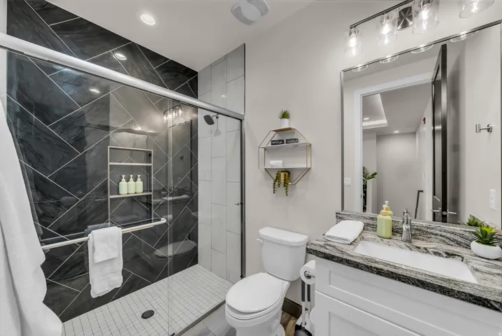 Guest Bathroom off of Den