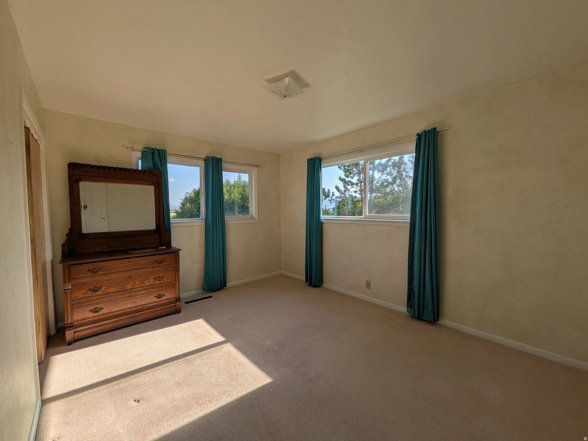 Multiple windows provide ample natural light
