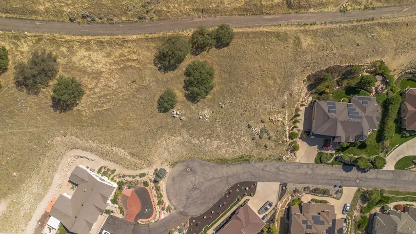 Expansive undeveloped lot featuring natural landscaping and mature trees