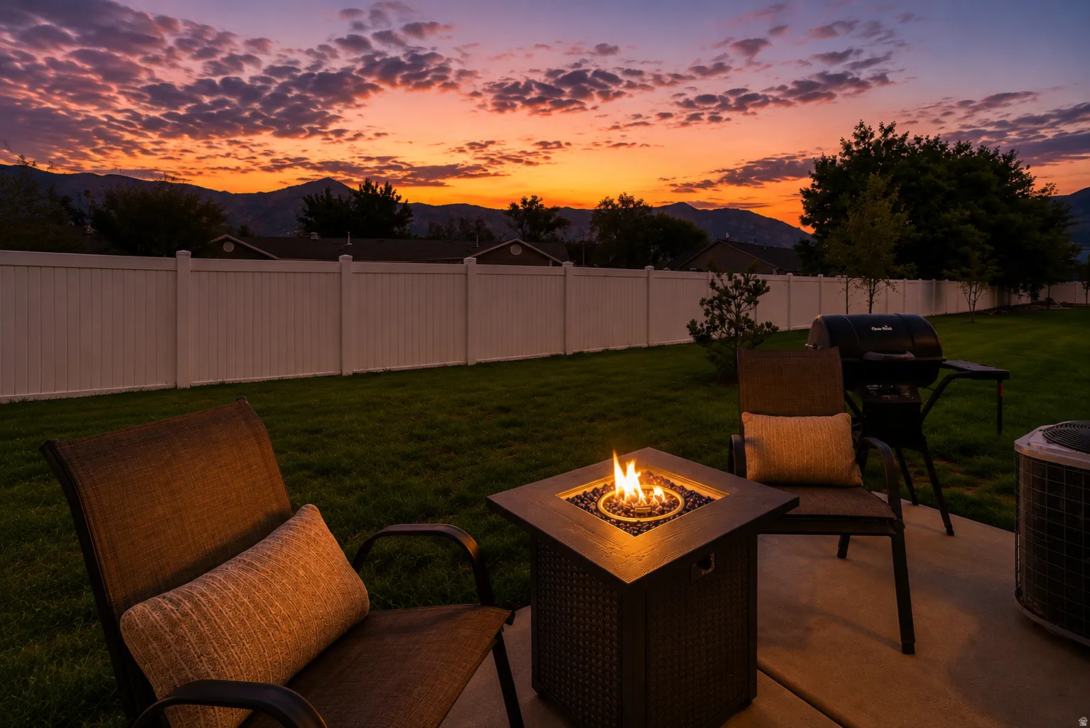 Future nights on the back  patio?
