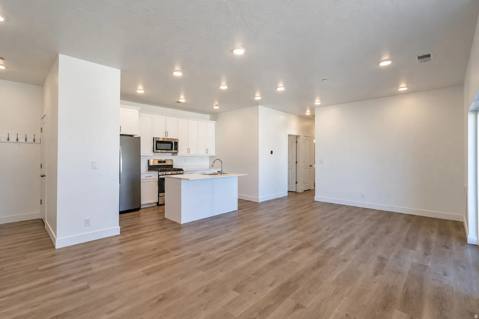 Kitchen and Living Room