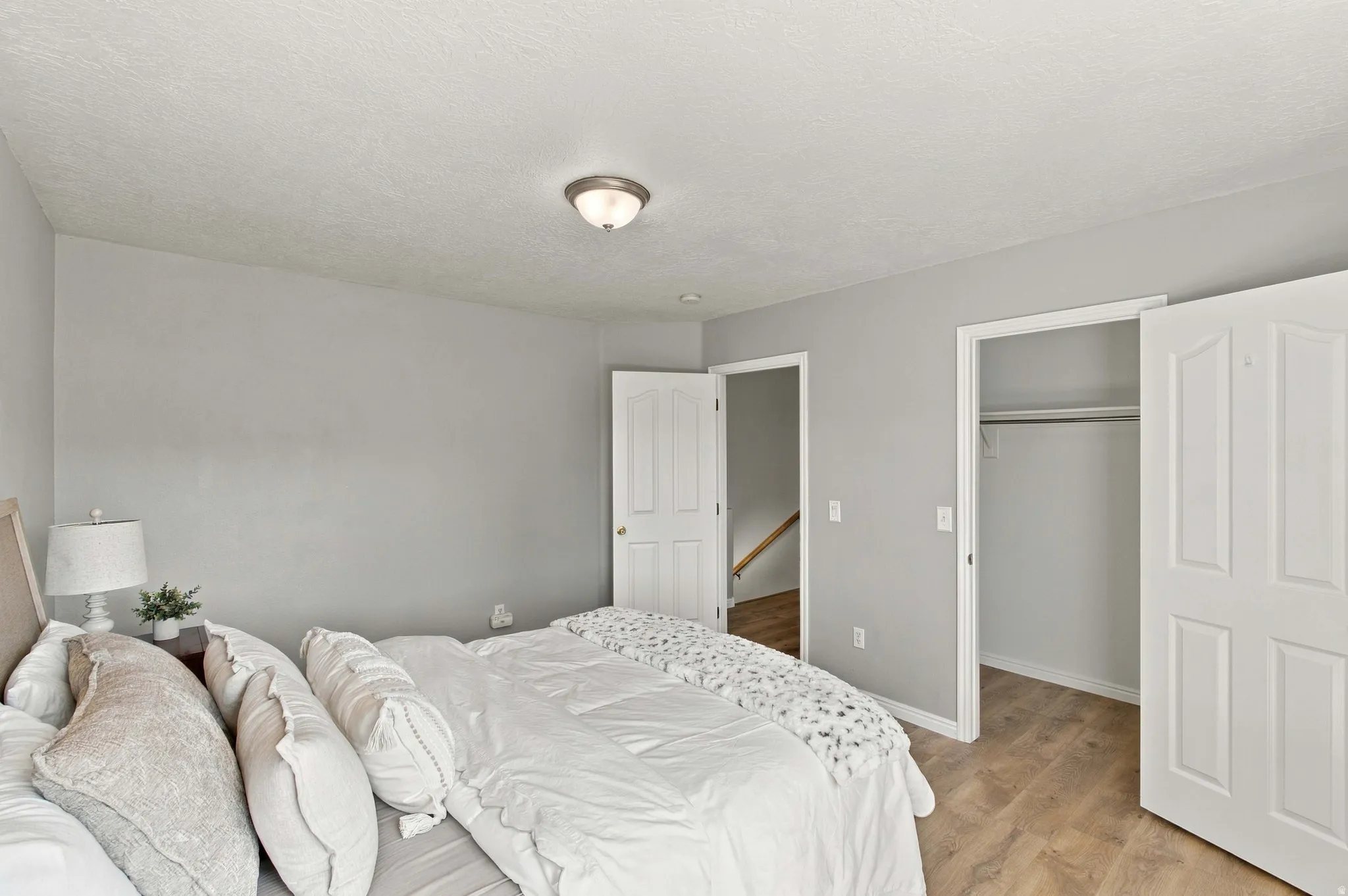 Third bedroom also has a walk in closet.