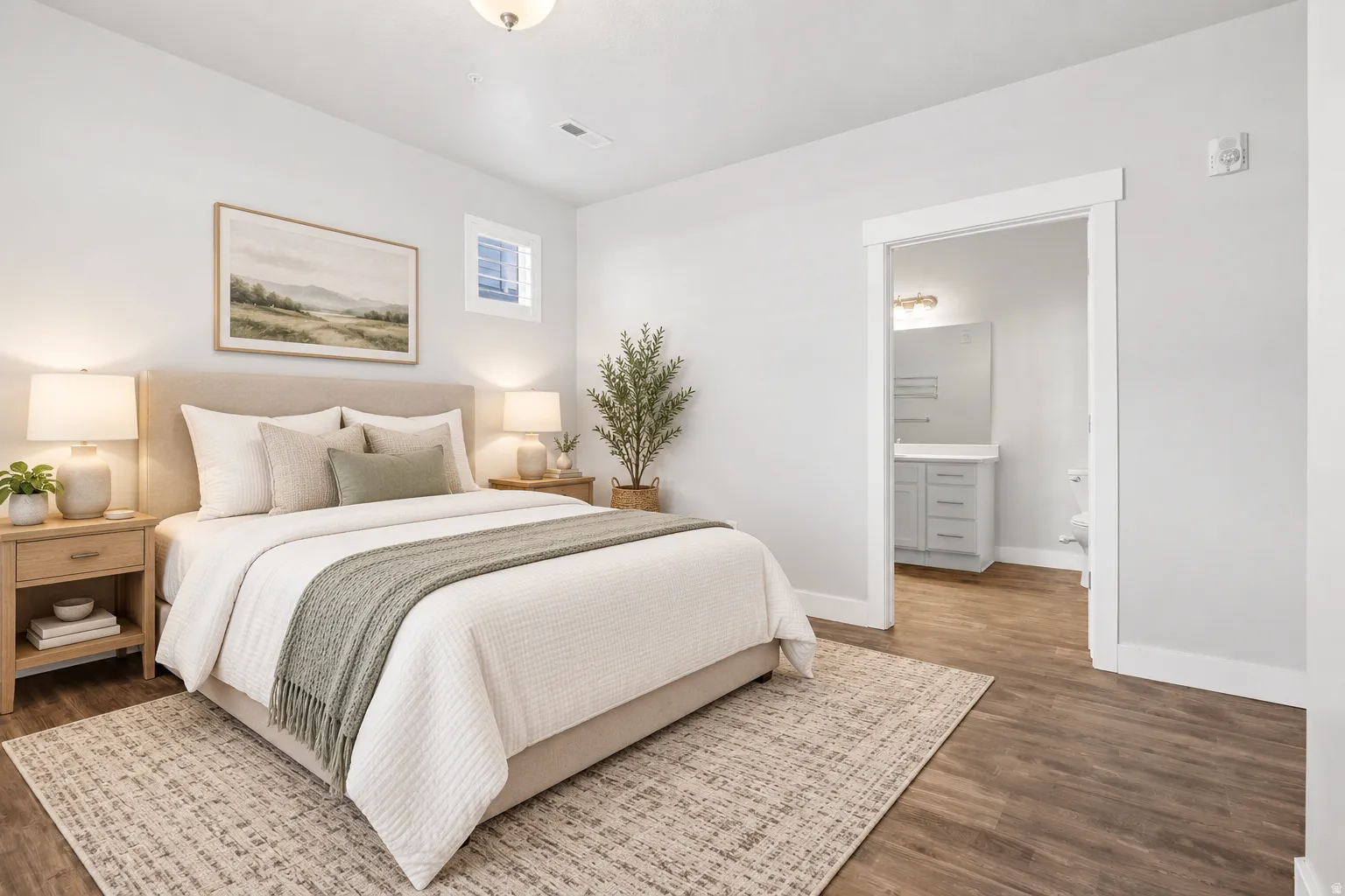 Virtual Staging master bedroom