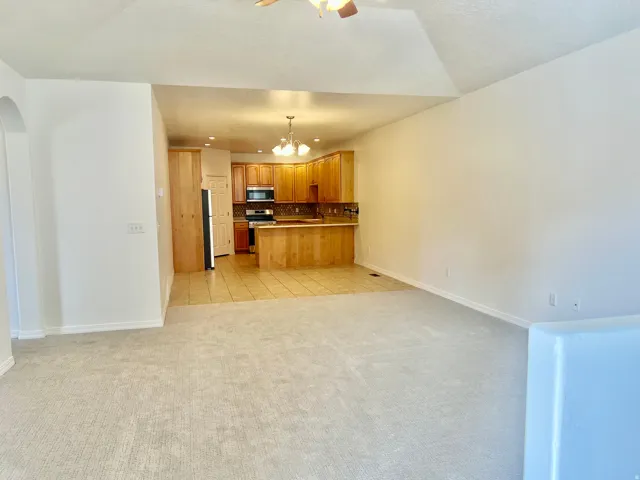 Big family room, open concept with dining and Kitchen