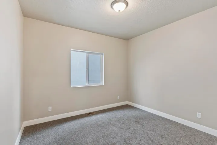 Neutral-toned walls with contrasting white trim