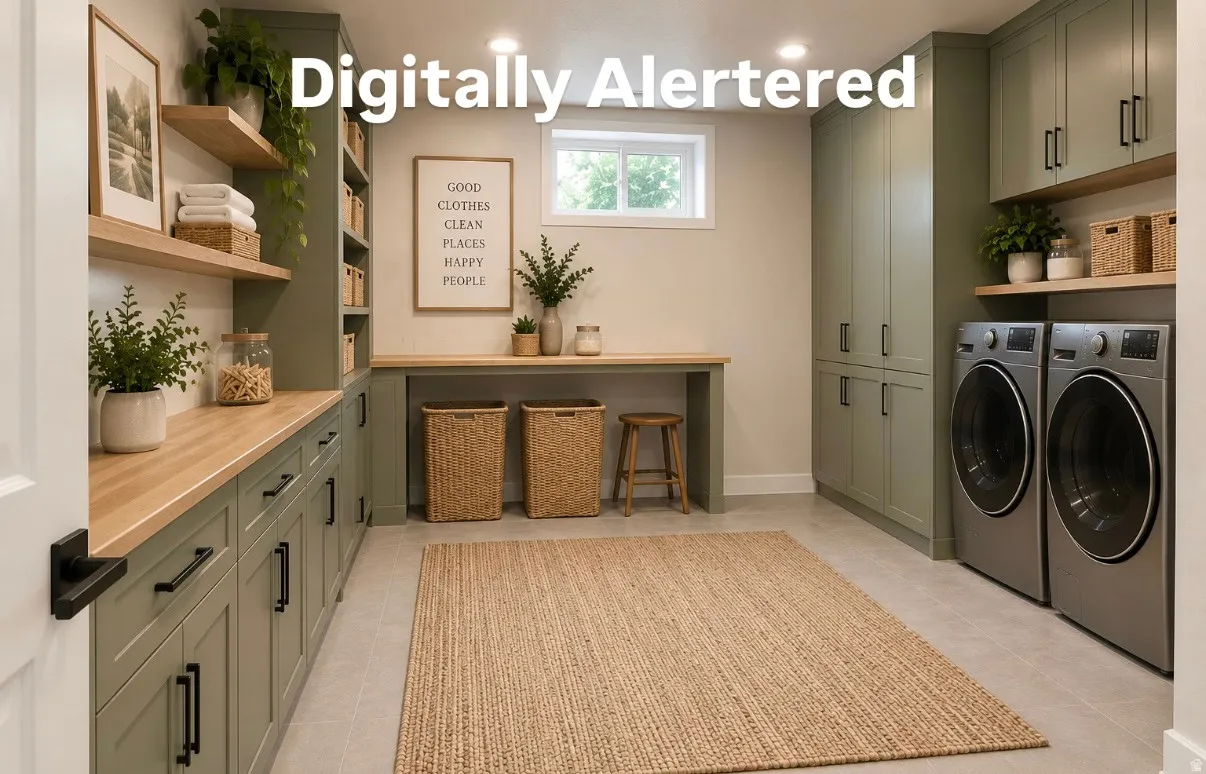 Here’s inspiration on what the laundry room when Finished, could look like.