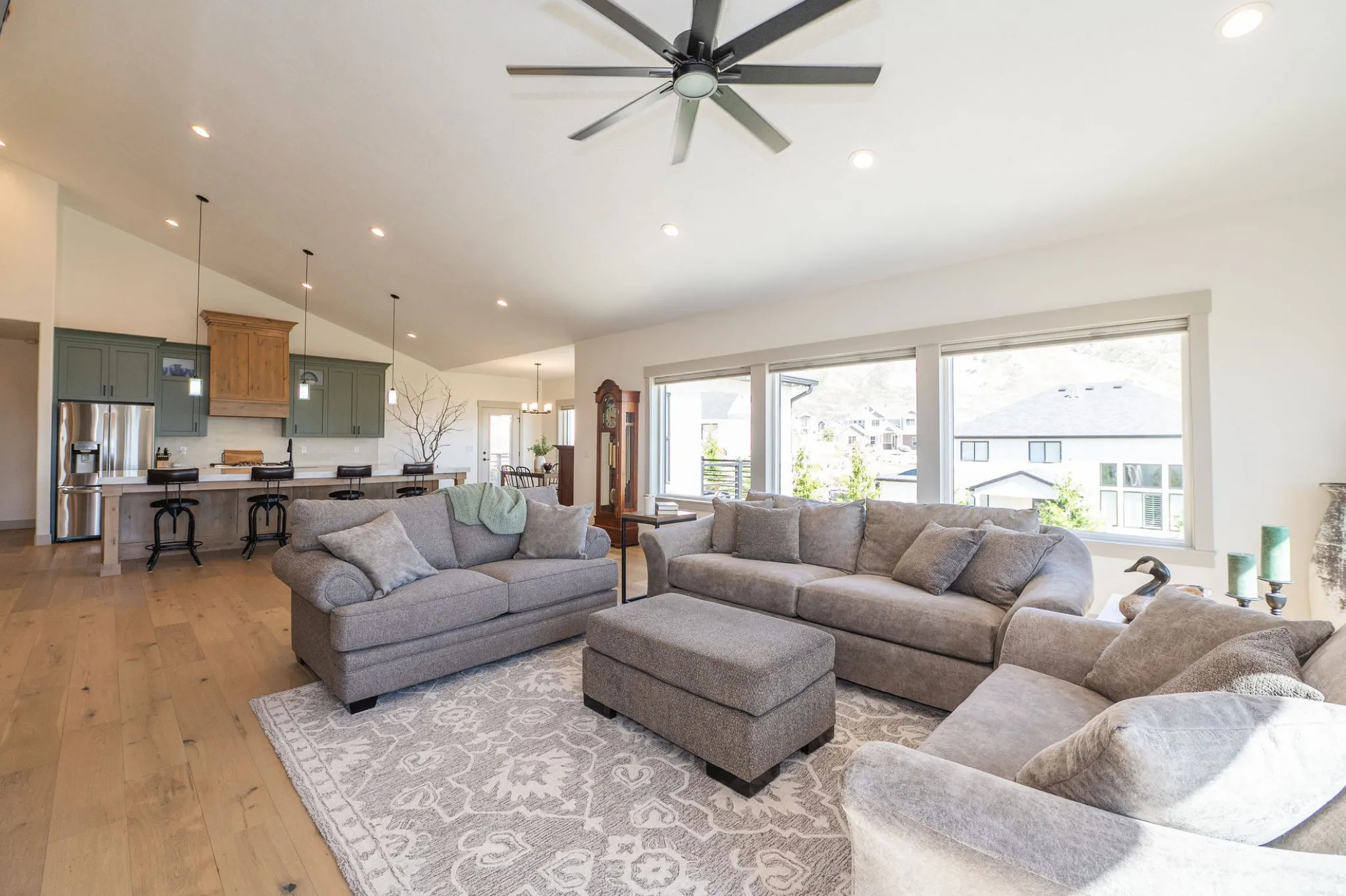 Recessed Lighting and Ceiling Fan