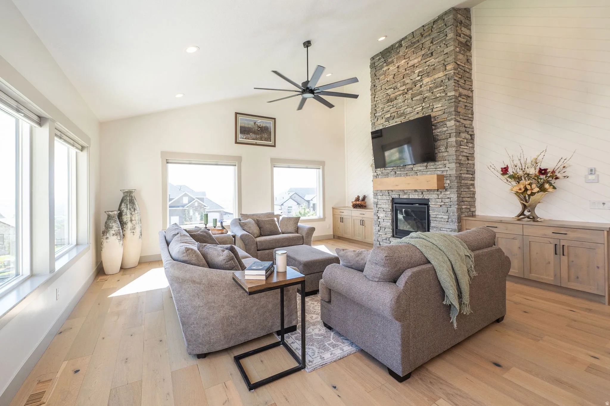 Vaulted Ceilings & Lots of Natural Light Throughout