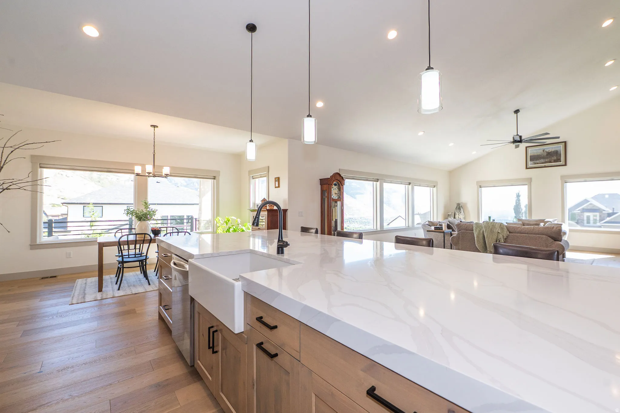 Stunning Oversized Kitchen Island