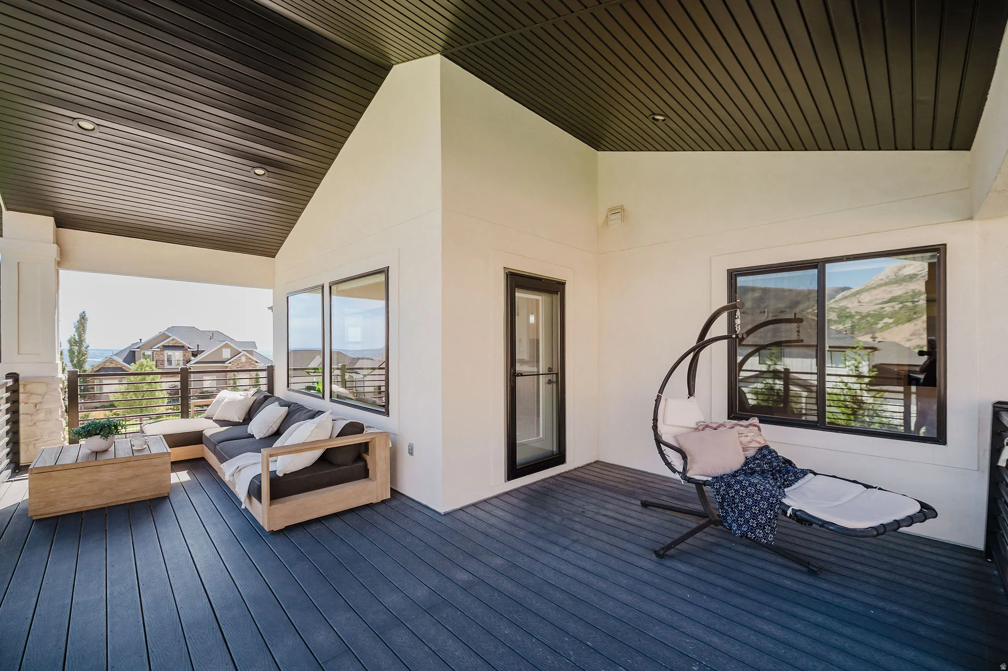 Expansive Covered Deck