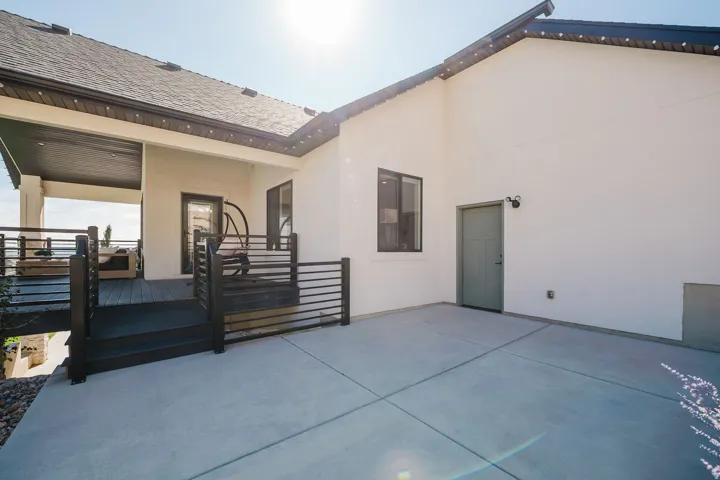 Patio Space for Future Use (e.g. Hot Tub)