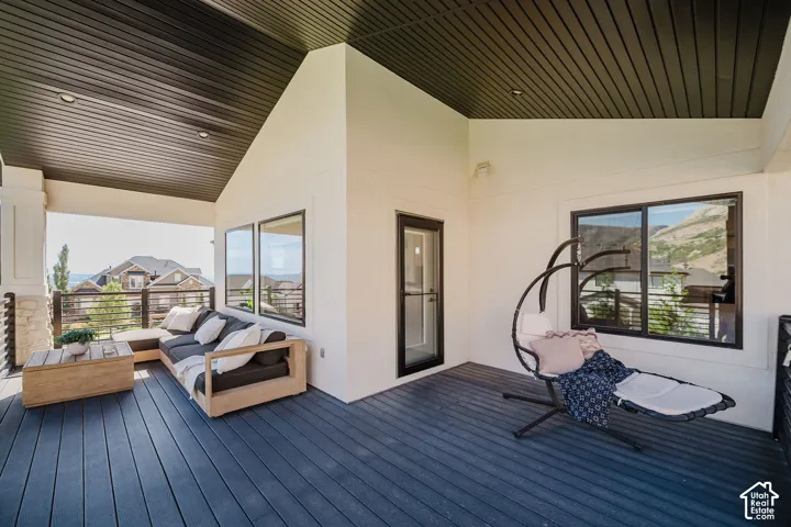 Expansive Covered Deck