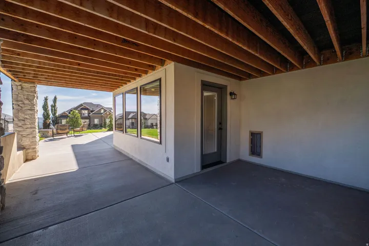 Walkout Covered Patio