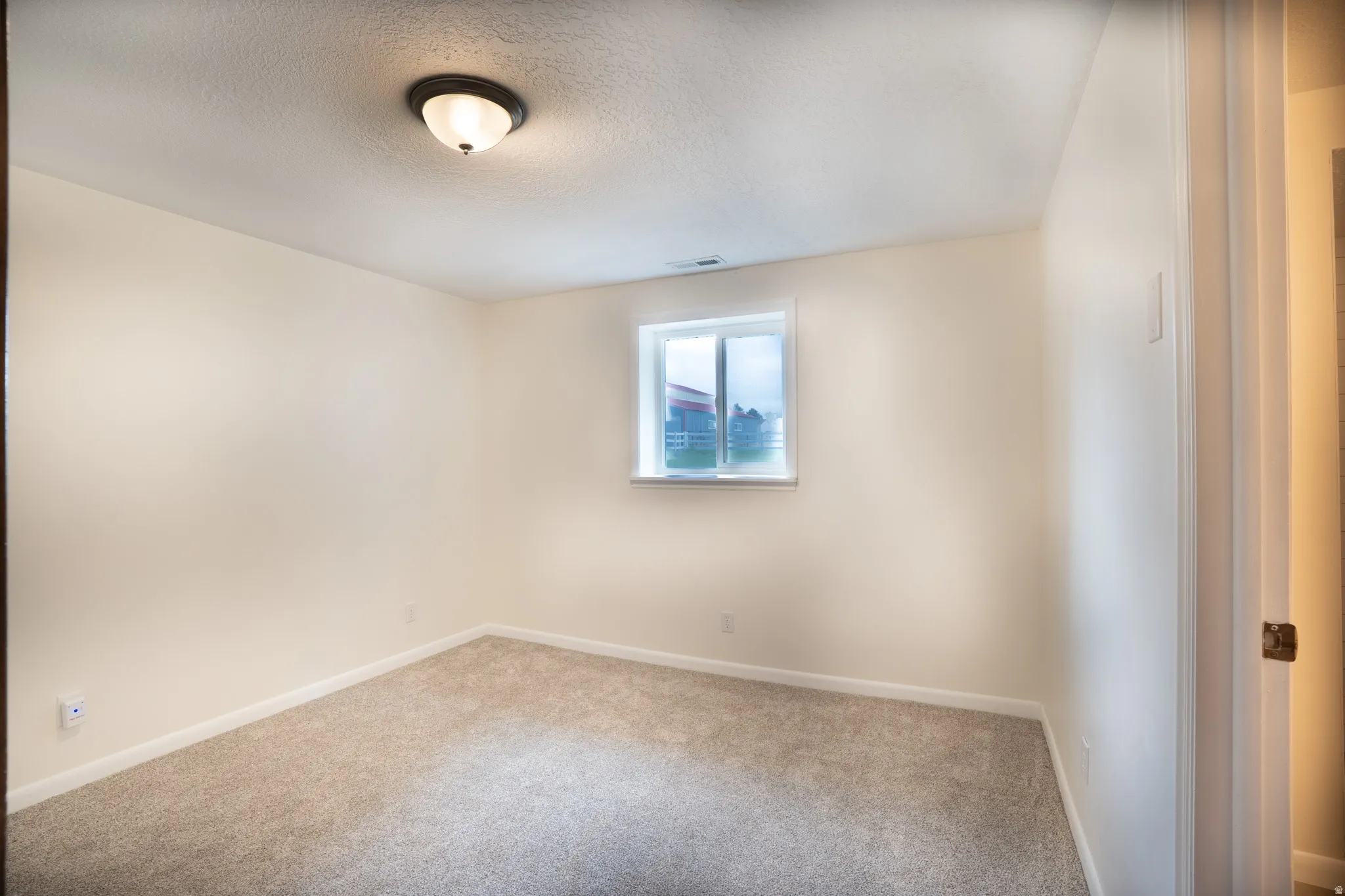 Bedroom 4 with new windows, carpet, baseboards