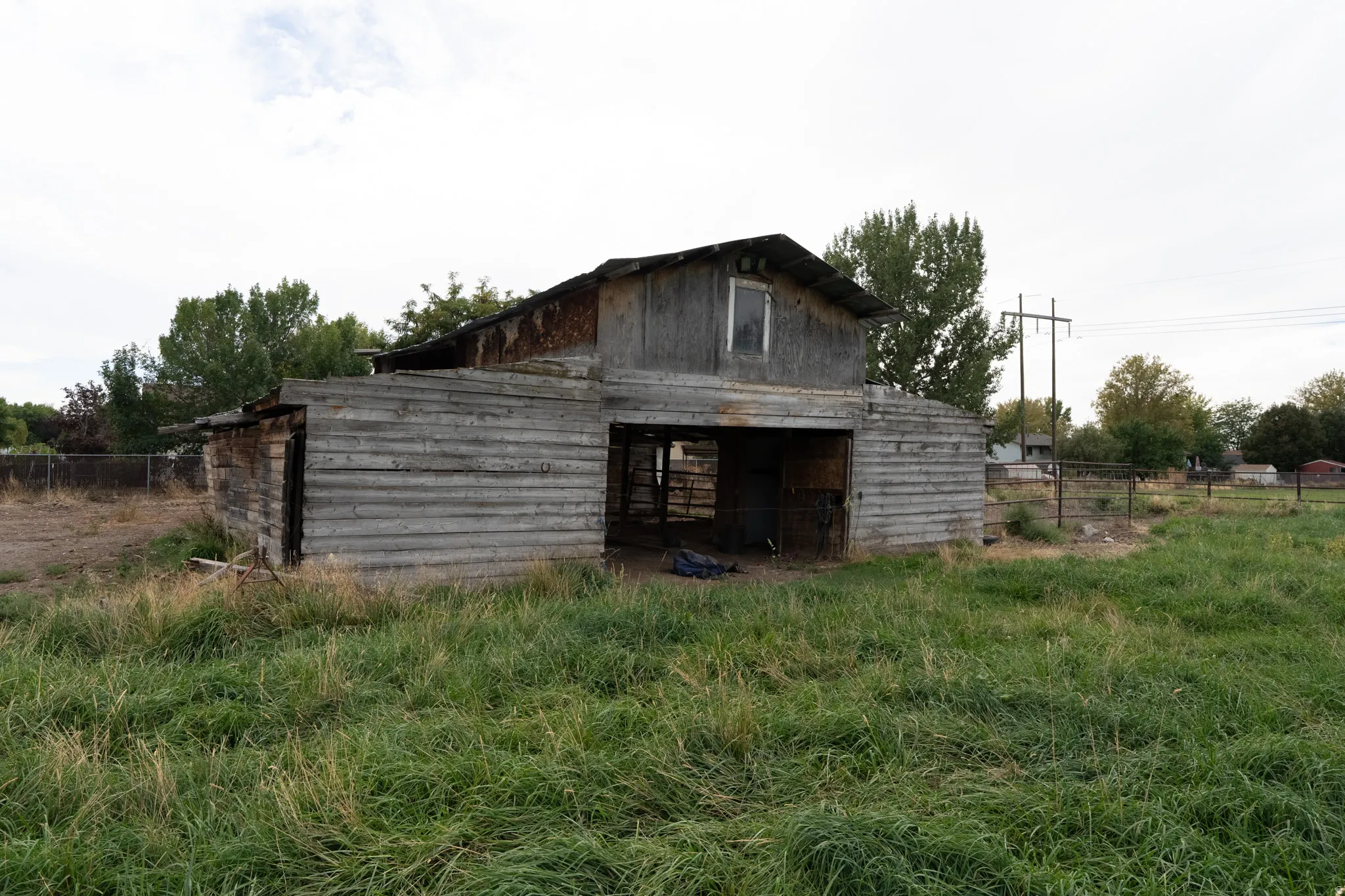 Old wood barn