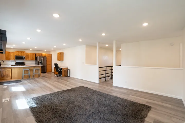 Entry into the open concept living room.