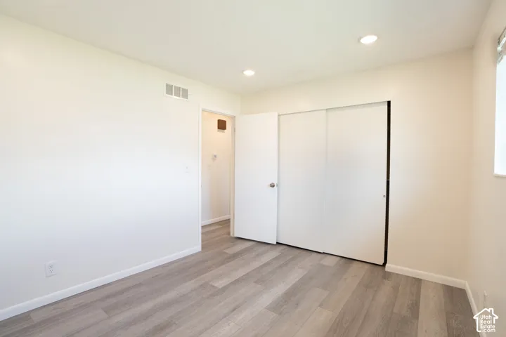 Bedroom 2 with new paint and flooring