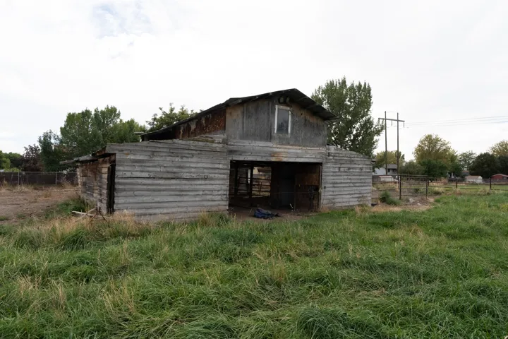 Old wood barn
