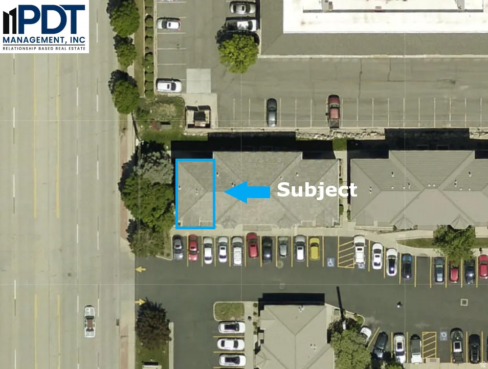 Aerial Map. Indicating the location of the property within its surrounding area