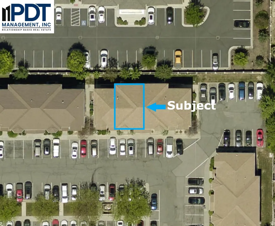 Aerial Map. Identifying the location of the subject property within its surroundings