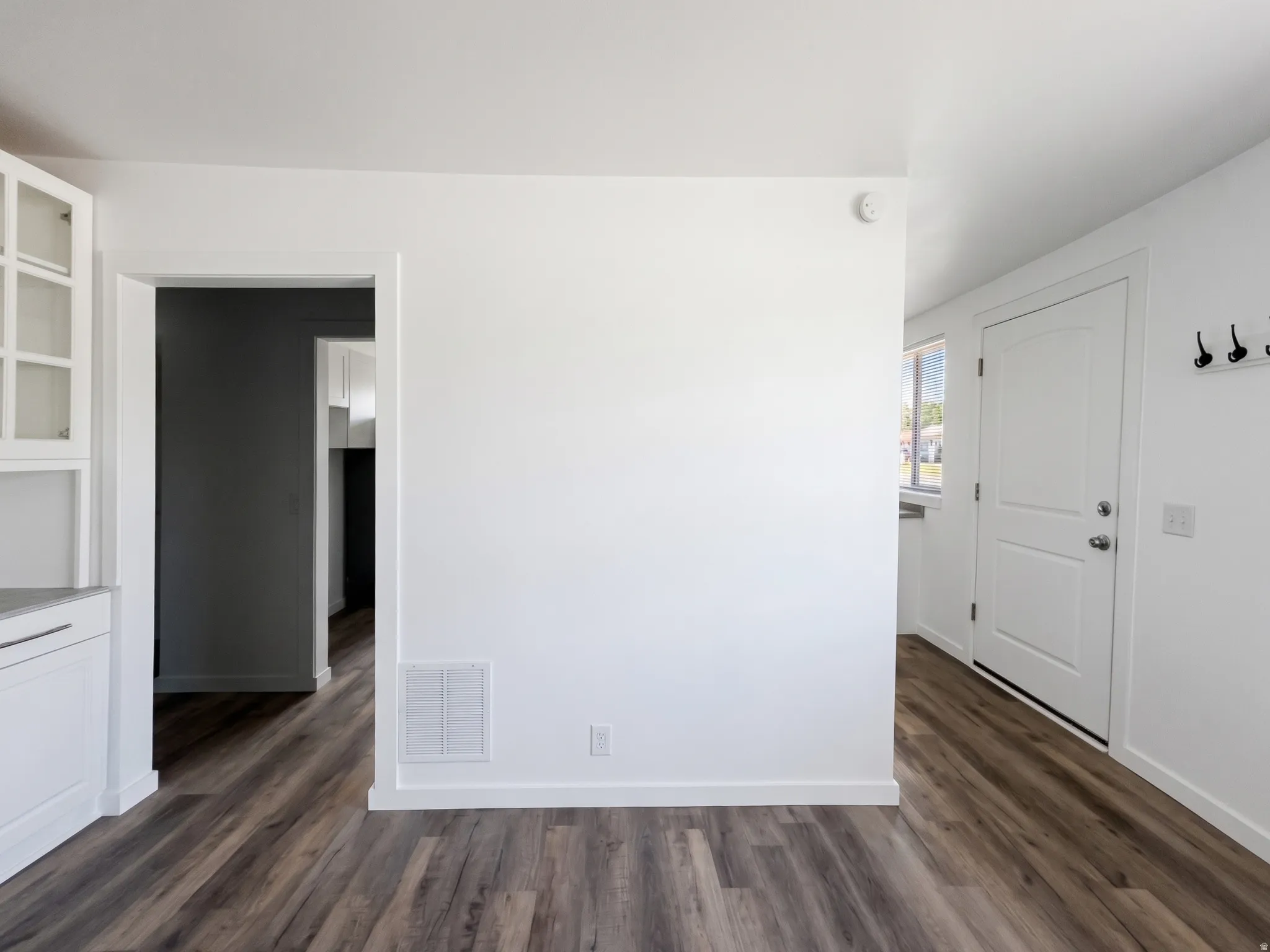 New paint and new wood-finish flooring throughout