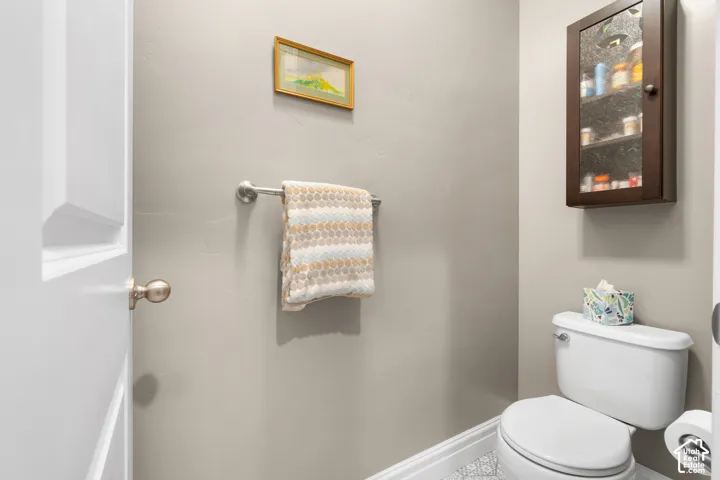 White paneled door with brushed nickel hardware