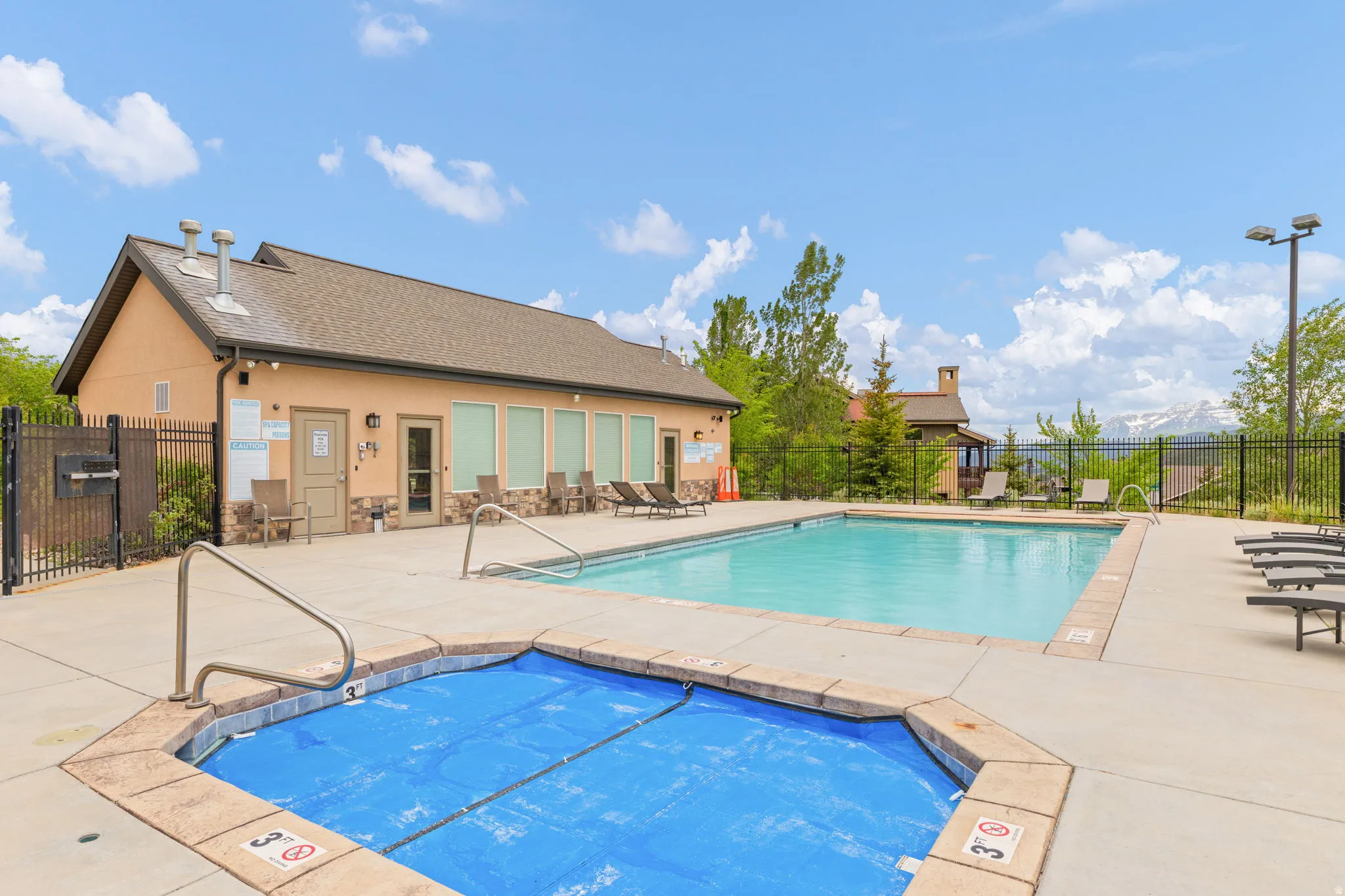 Clubhouse hot tub