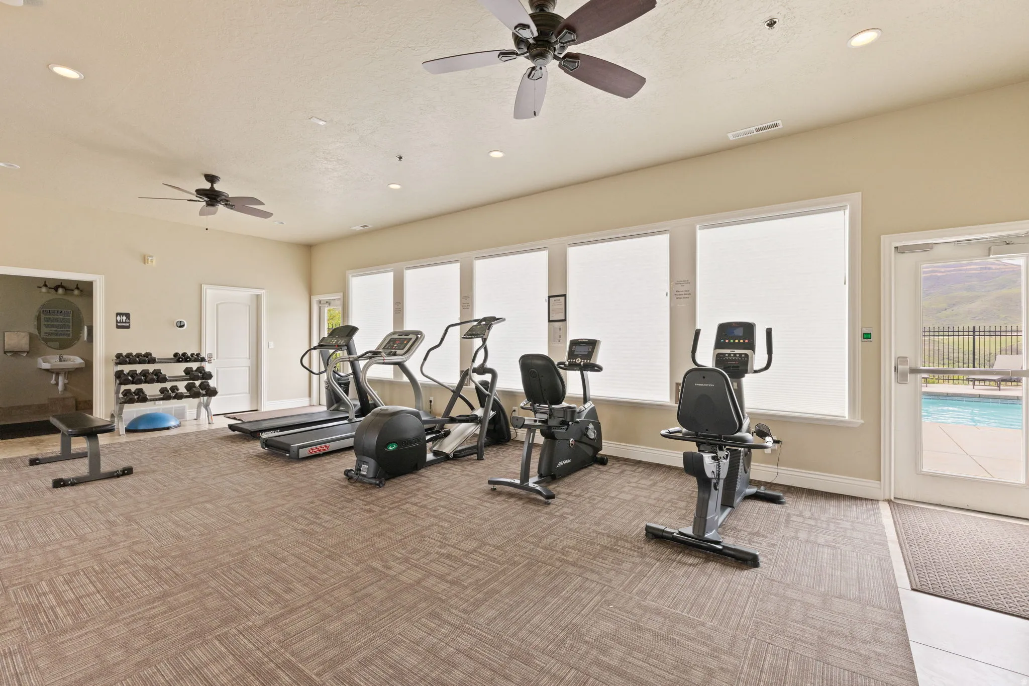 Clubhouse gym