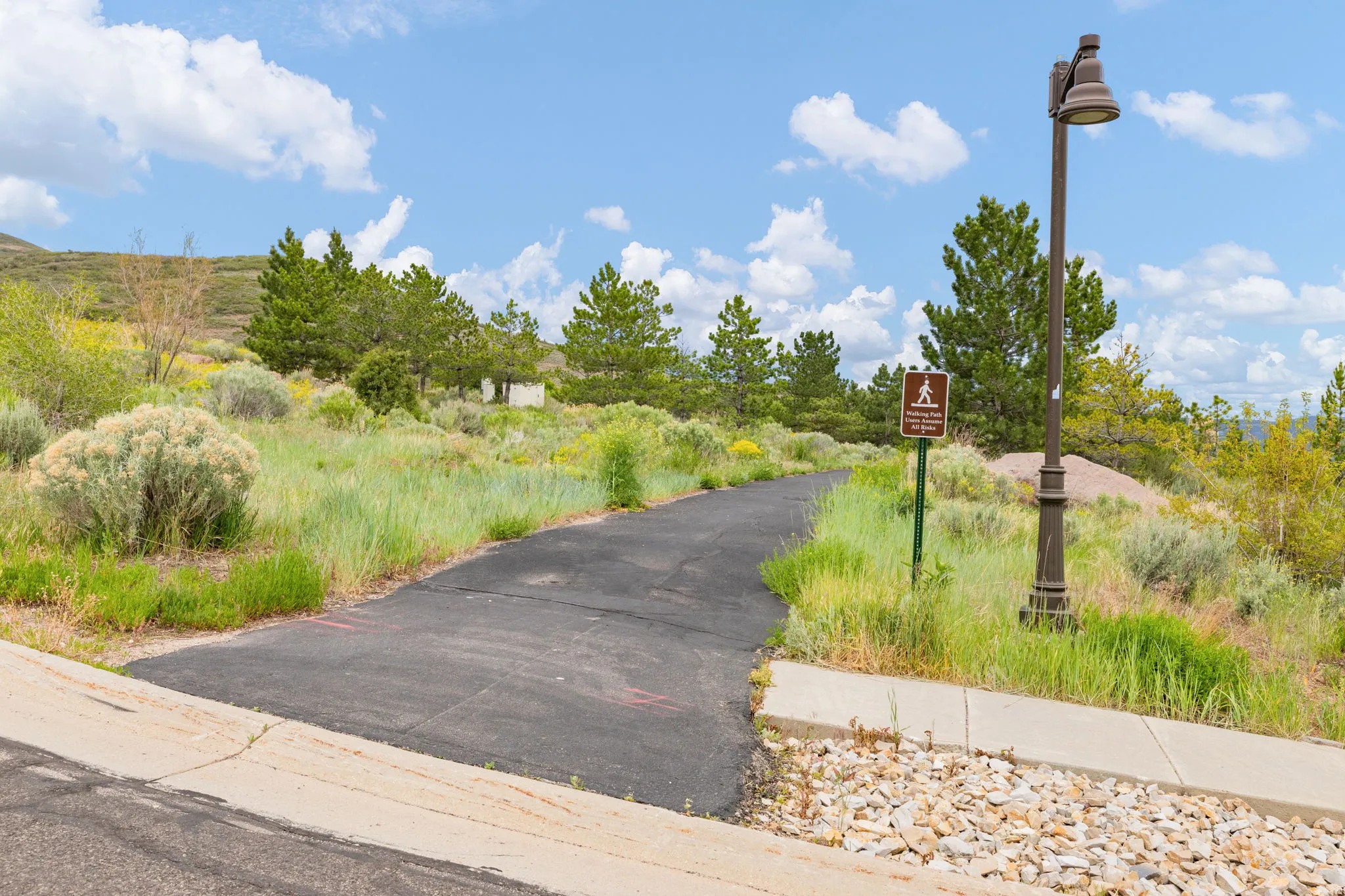 Trails near house