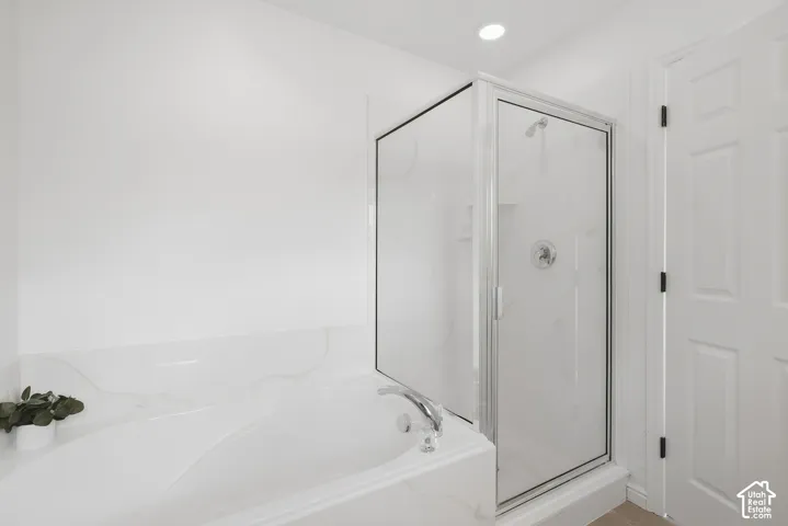 Primary separate bath and shower
