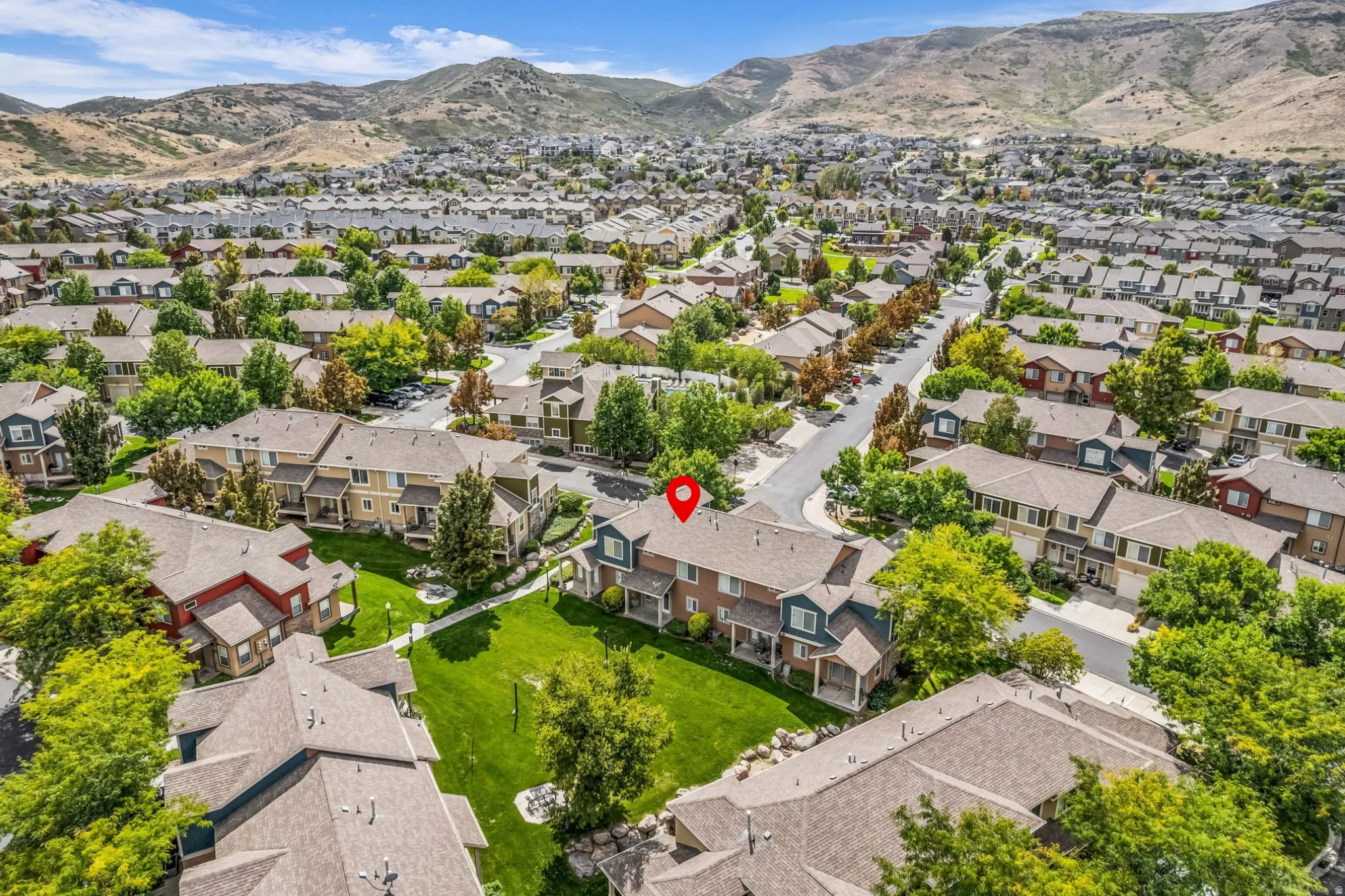 Residential community featuring cohesive architectural styles
