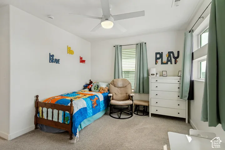 White walls with light gray carpet