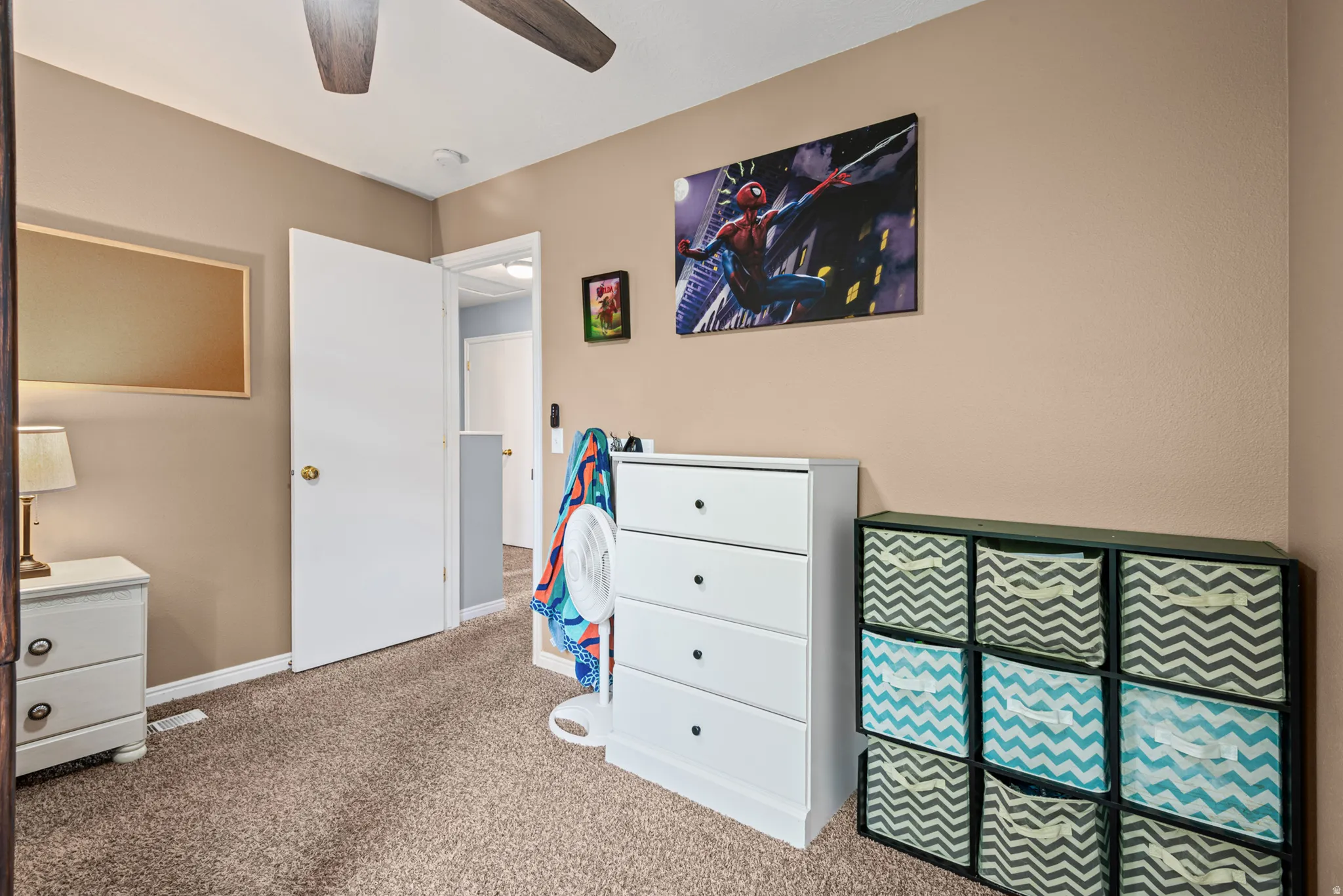 Recessed lighting and ceiling fan