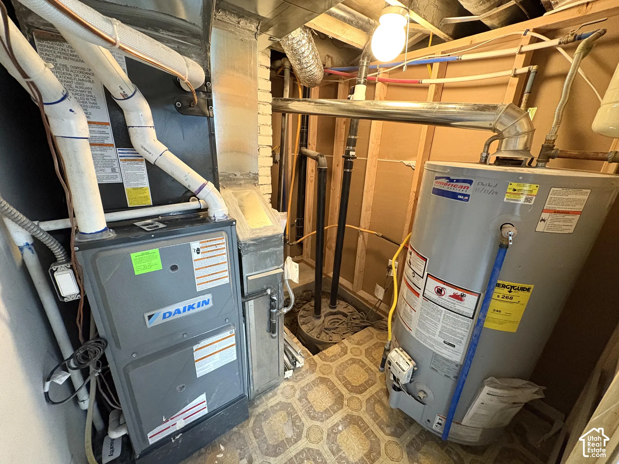 90% furnace and 50 gallon H20 heater