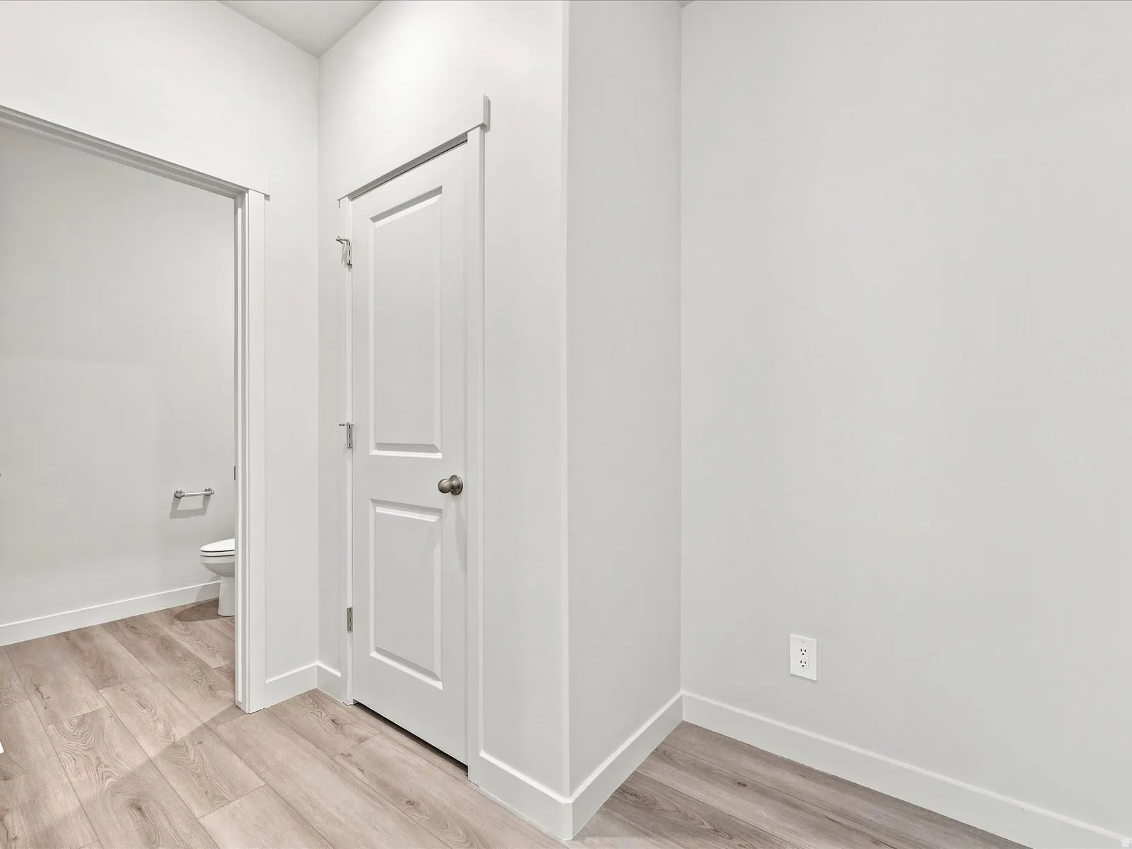 Light wood-finish flooring