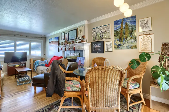 Hardwood-style flooring throughout