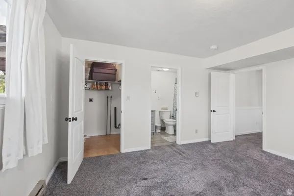 Plush carpeted flooring