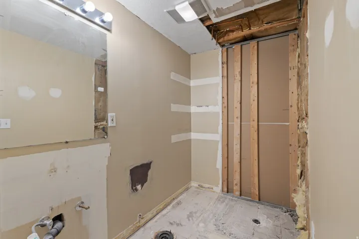 Basement Bathroom. Plumbed & Ready for Finishing Touches