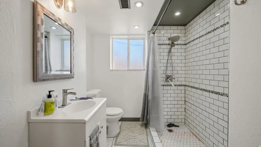 Basement bathroom