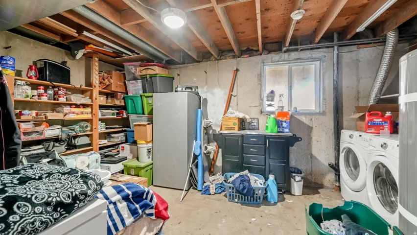 Laundry room, and storage