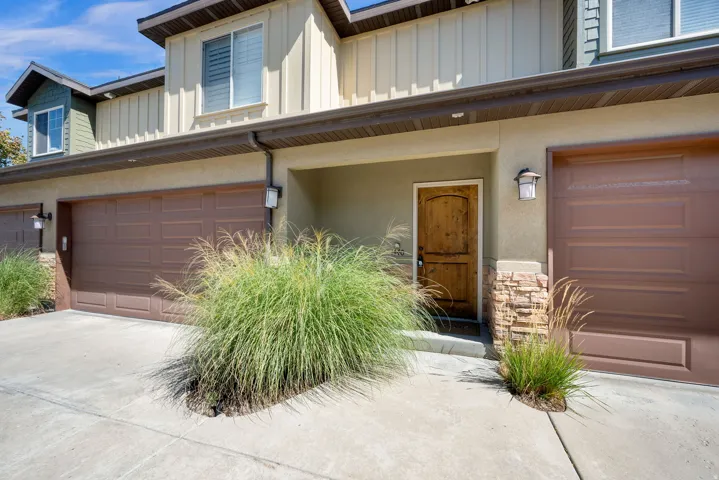 Stucco exterior with board and batten siding