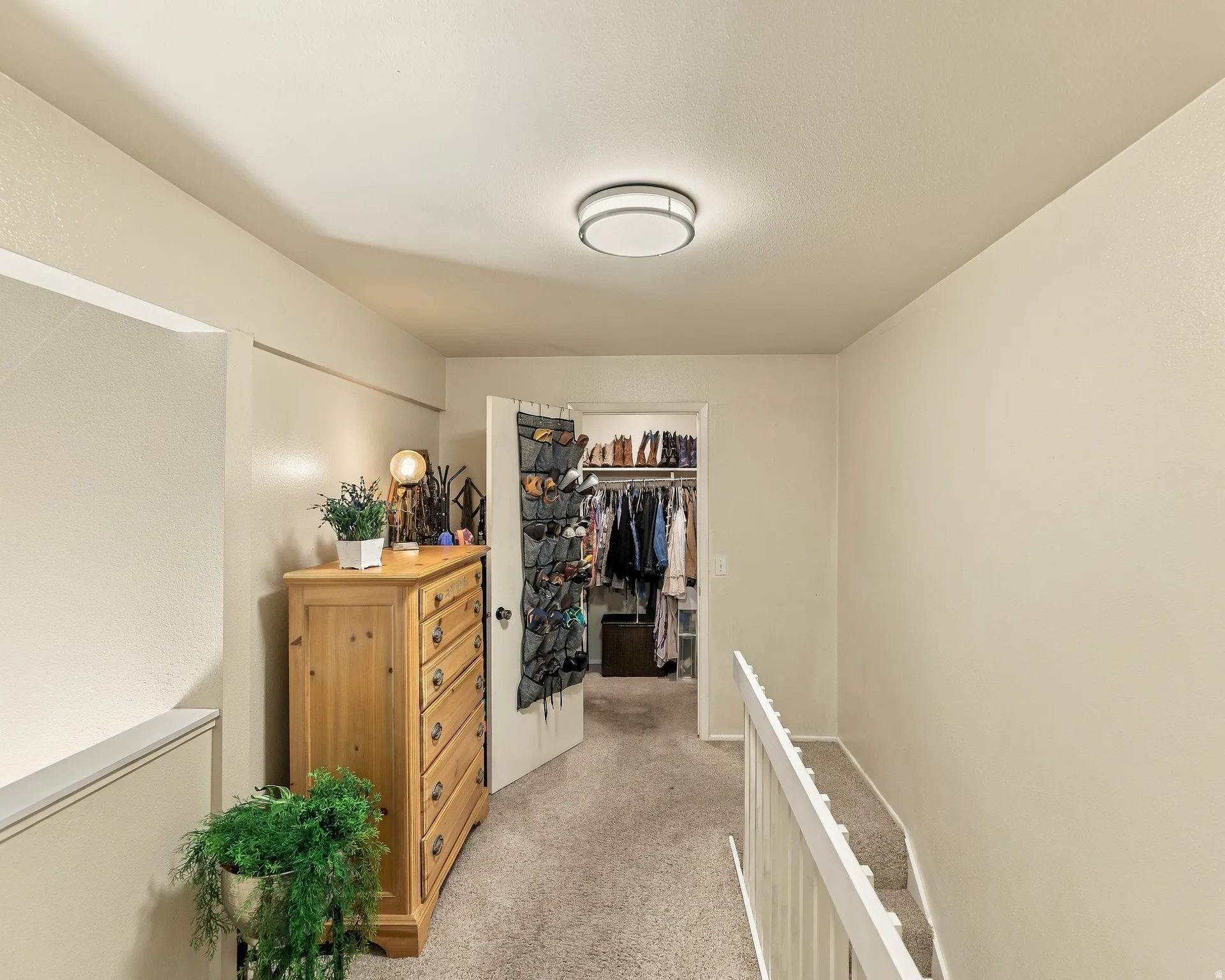 Neutral-toned walls with textured finish