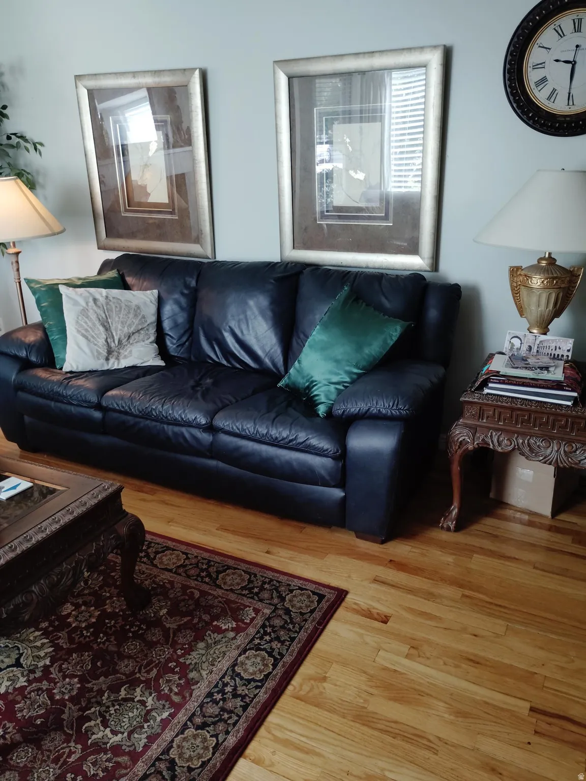 Hardwood flooring throughout