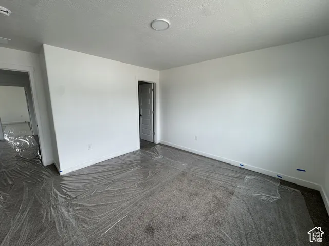 Recessed lighting, neutral paint palette, and carpeted flooring