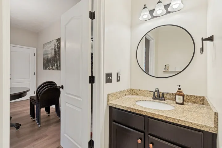 Half bath on main