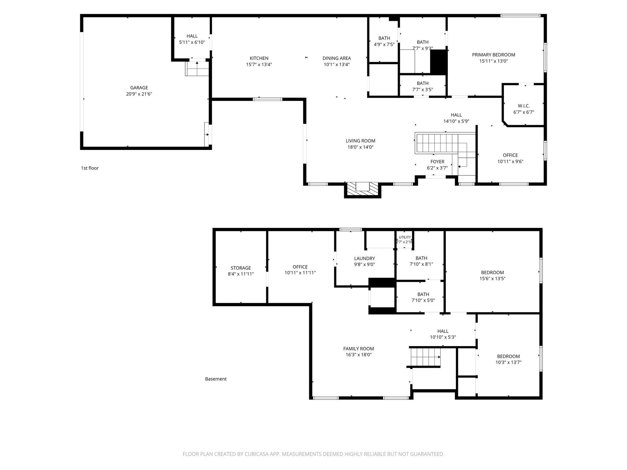 Floor plan Both Floors